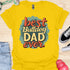 The best bulldog dad ever - V4 - The Bubbles T-Shirt
